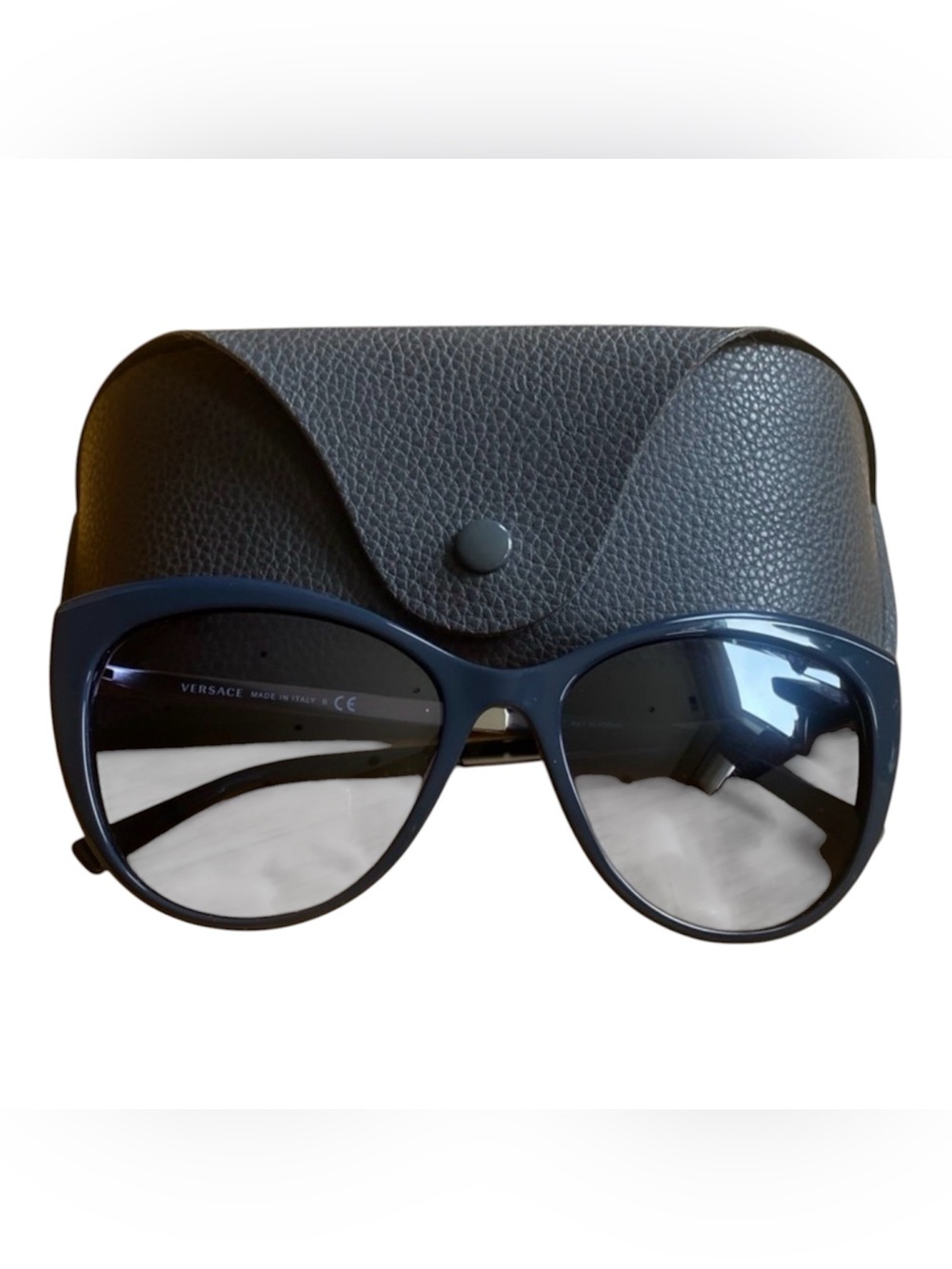 Versace Women's Navy Cat-Eye Sunglasses